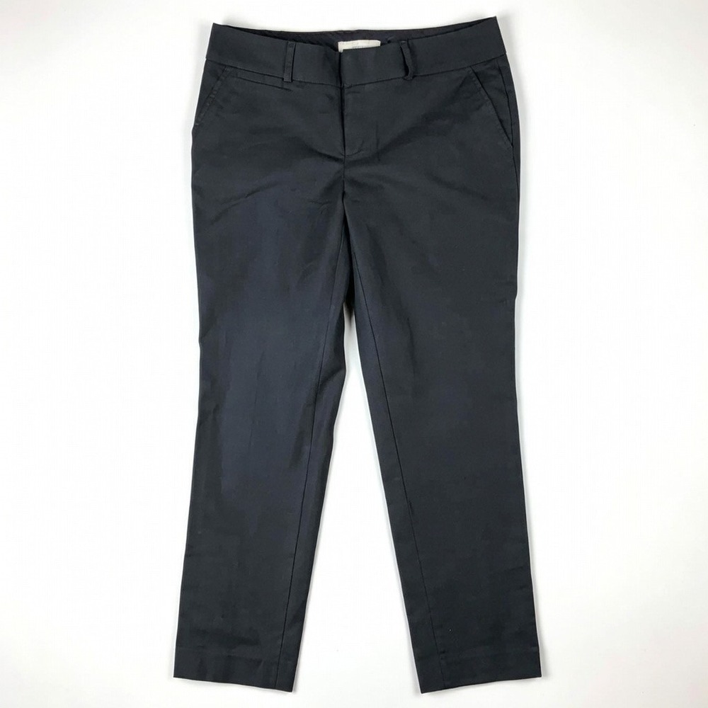Banana Republic Womens 8P (W32 L27) Jackson Fit Black Dress Pants Petite Stretch